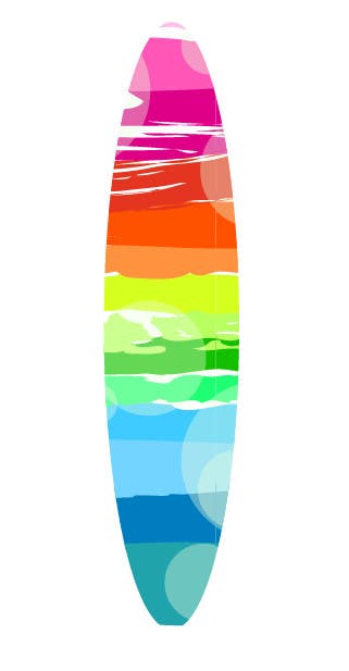 Kilpailutyö #6 kilpailussa                                                 Create High Resolution Tie-Dye Art for a Paddleboard
                                            