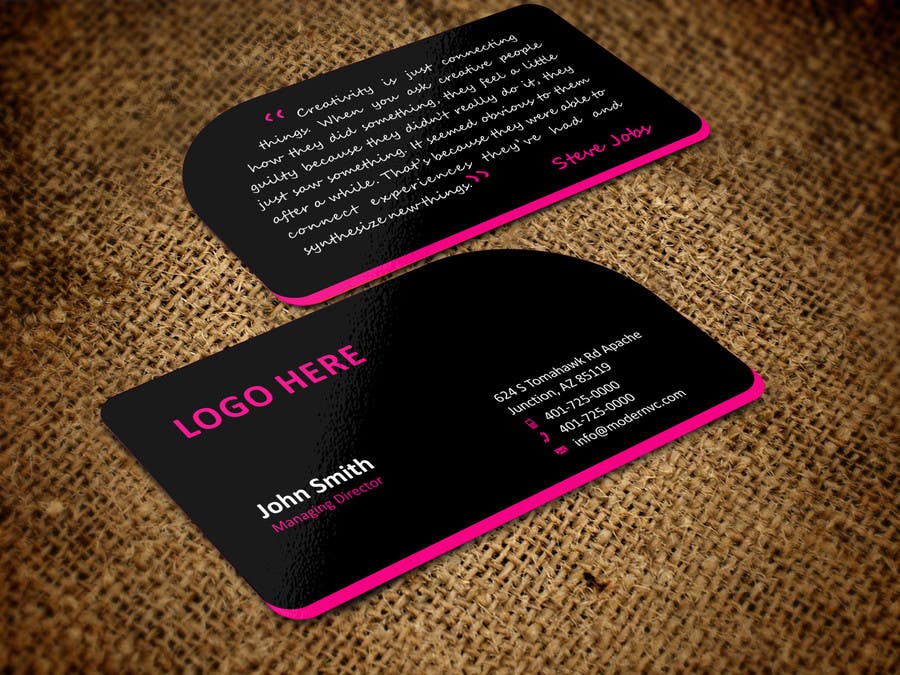 Contest Entry #28 for                                                 Design modern business cards
                                            