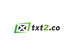 Ảnh thumbnail bài tham dự cuộc thi #455 cho                                                     Logo Design for Txt2 Co.
                                                