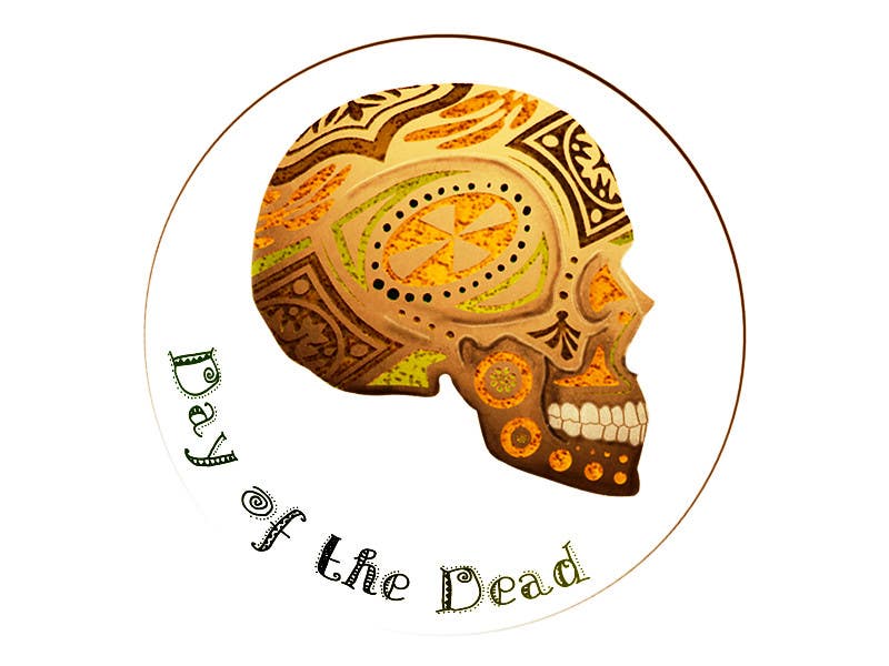 Kilpailutyö #8 kilpailussa                                                 Day of the Dead - Sugar Skull Design / Cartoon / Illustration
                                            