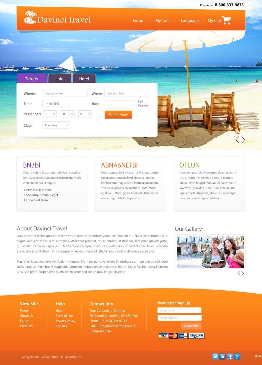 Contest Entry #14 for                                                 Convert a Wordpress Template to a Website for
                                            