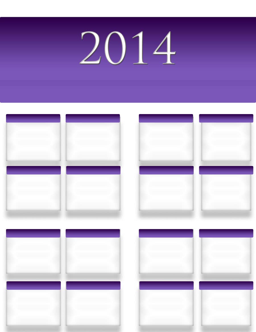 Inscrição nº 13 do Concurso para                                                 Design and Layout 2014 Calendar
                                            