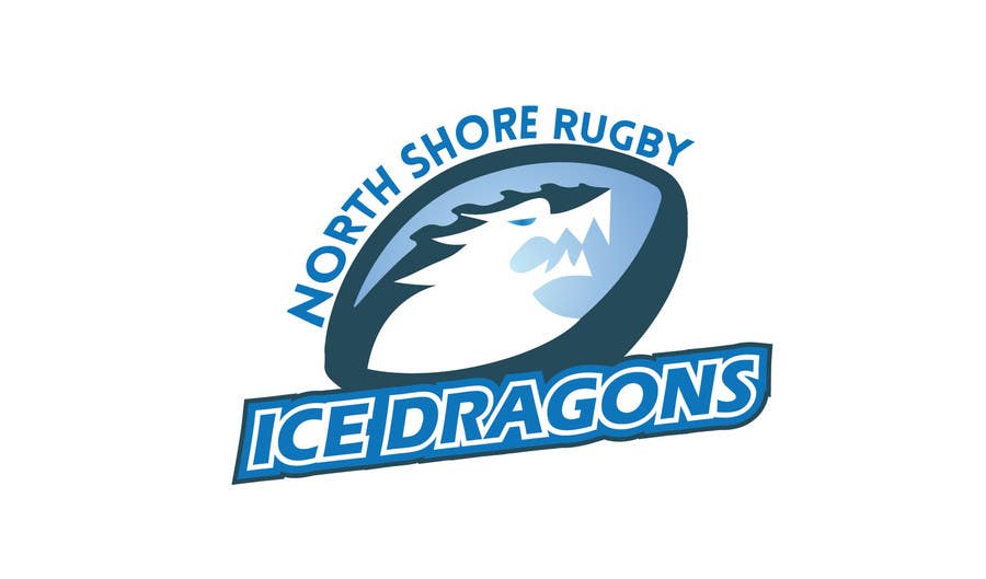 Kilpailutyö #61 kilpailussa                                                 Sports Logo for North Shore Rugby Ice Dragons
                                            