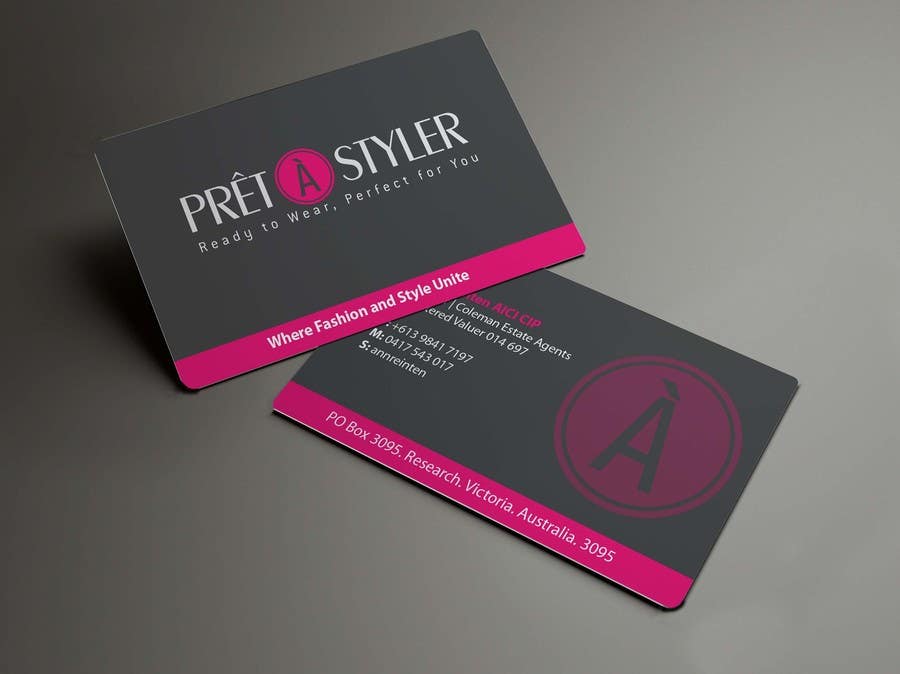 Contest Entry #56 for                                                 Design some Business Cards for PretaStyler
                                            
