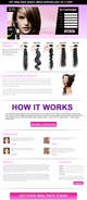 Contest Entry #9 thumbnail for                                                     Design a Website Mockup for Hair Extension business
                                                