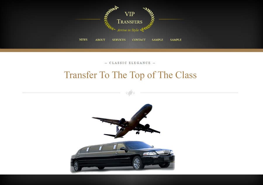 Konkurrenceindlæg #43 for                                                 Design a Website Mockup for VIP Taxi Transfers
                                            