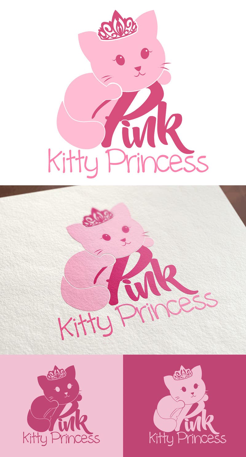 Contest Entry #60 for                                                 Develop a Brand Identity for Pink Kitty Princess on ETSY
                                            
