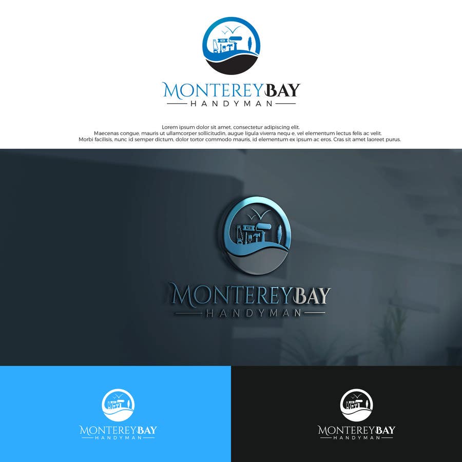 Kilpailutyö #37 kilpailussa                                                 Logo for Monterey Bay Handyman
                                            