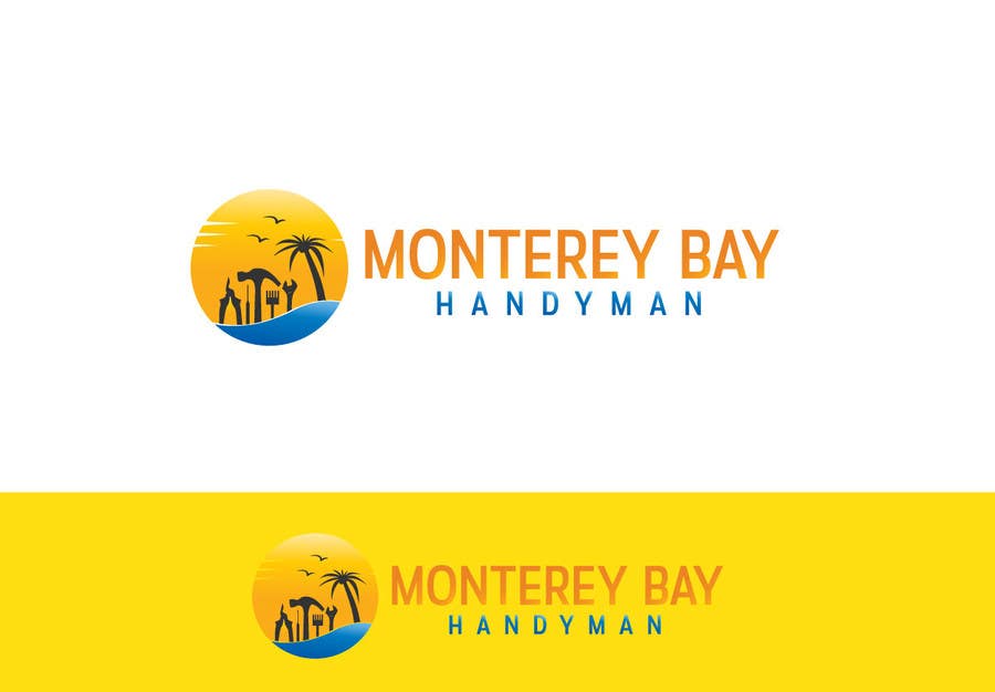 Kilpailutyö #33 kilpailussa                                                 Logo for Monterey Bay Handyman
                                            