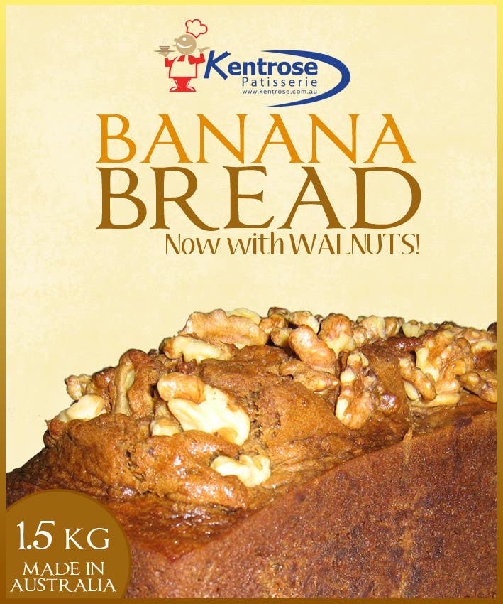 Intrarea #112 pentru concursul „                                                Banana bread packaging label design
                                            ”
