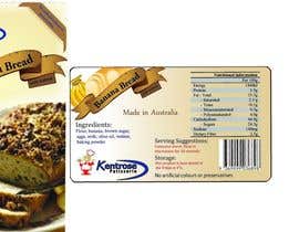 #3 for Banana bread packaging label design af FlorinDanielB