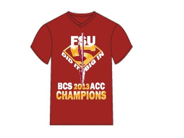 Kilpailutyö #19 kilpailussa                                                 Design a T-Shirt for FSU BCS Champs
                                            