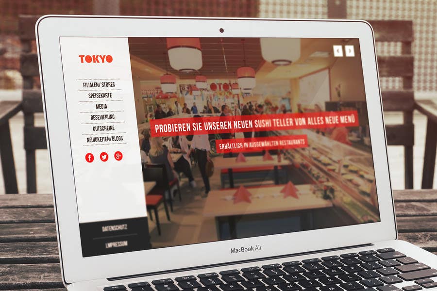 Konkurrenceindlæg #50 for                                                 Design a Website Mockup for a Restaurant
                                            