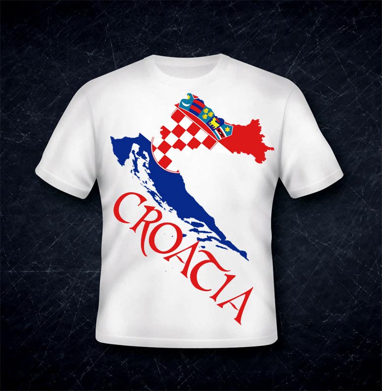Penyertaan Peraduan #17 untuk                                                 Design a Croatian fan T-shirt
                                            