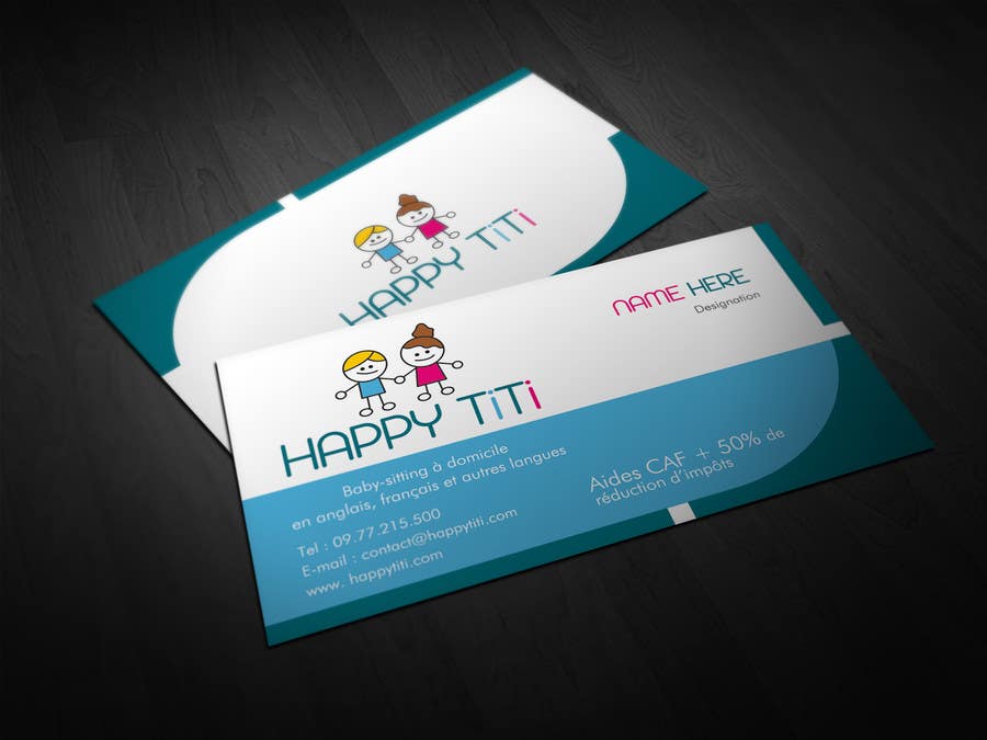 Konkurrenceindlæg #44 for                                                 Logo and Business Card for Happy Titi (baby-sitting)
                                            