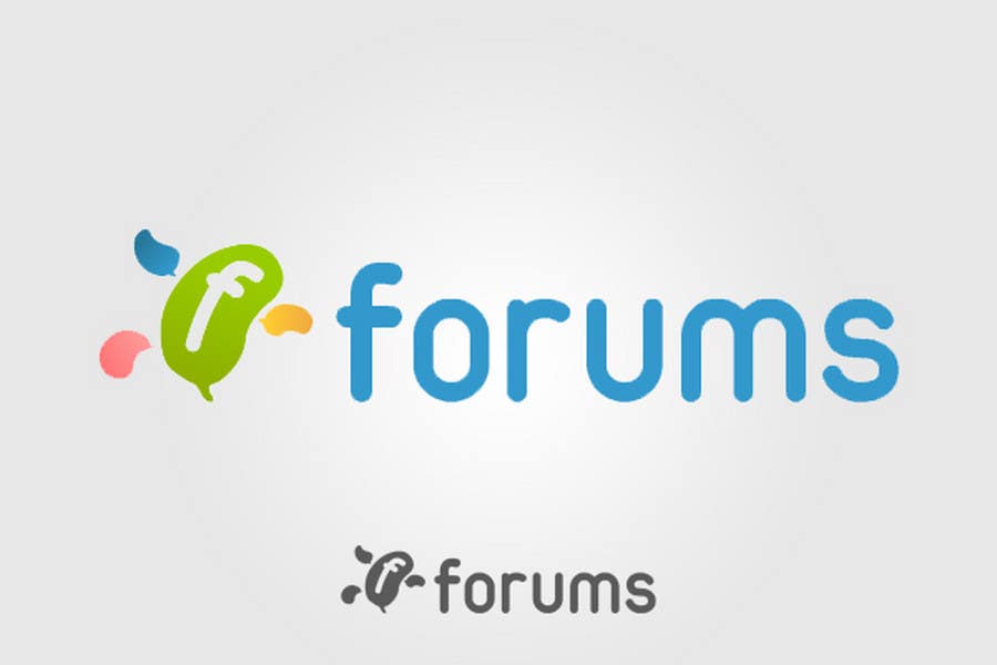 #64. pályamű a(z)                                                  Logo Design for Forums.com
                                             versenyre
