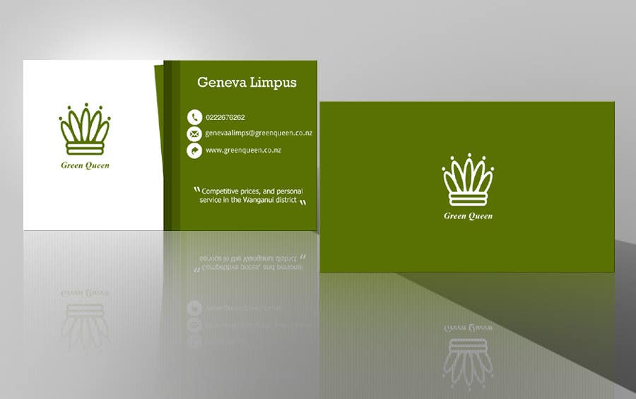 
                                                                                                                        Inscrição nº                                             66
                                         do Concurso para                                             Design some Business Cards for Green Queen
                                        
