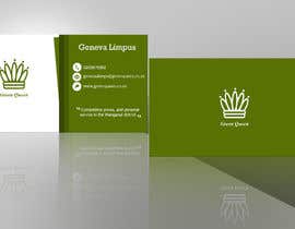 #66 para Design some Business Cards for Green Queen por tamatarafder1993