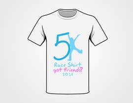 BrainJR tarafından 2014 Lillie&#039;s Friends &quot;Got Friends?&quot; 5K Race Shirt Design için no 15