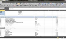 #10 for Enter data from store flyers in a spreadsheet by buddhkavita