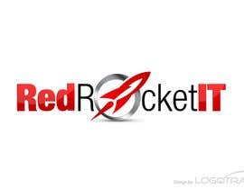 #5 untuk Logo Design for red rocket IT oleh logotrak