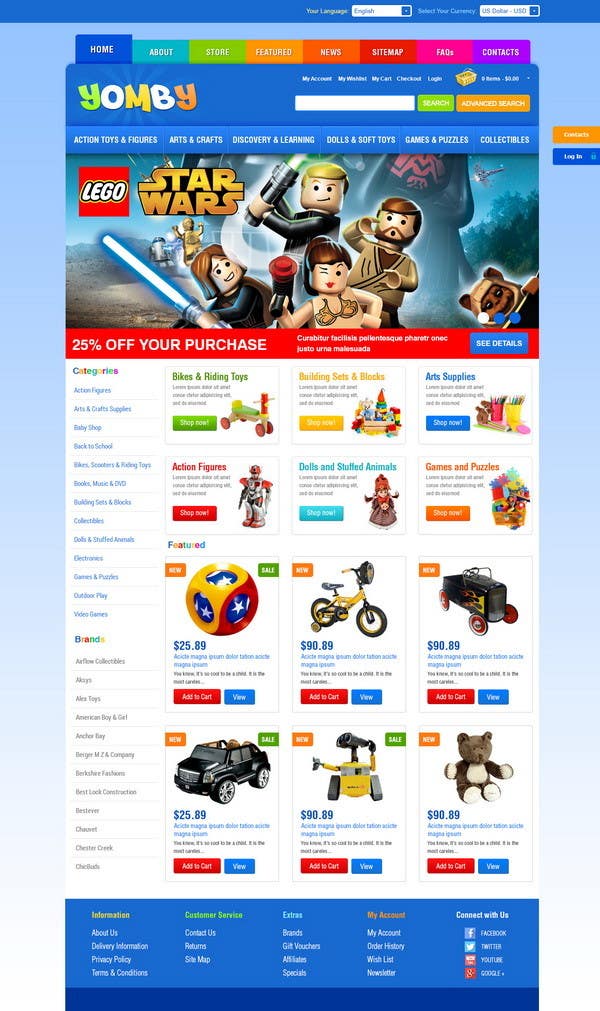 Kilpailutyö #20 kilpailussa                                                 Design website for toyshop
                                            