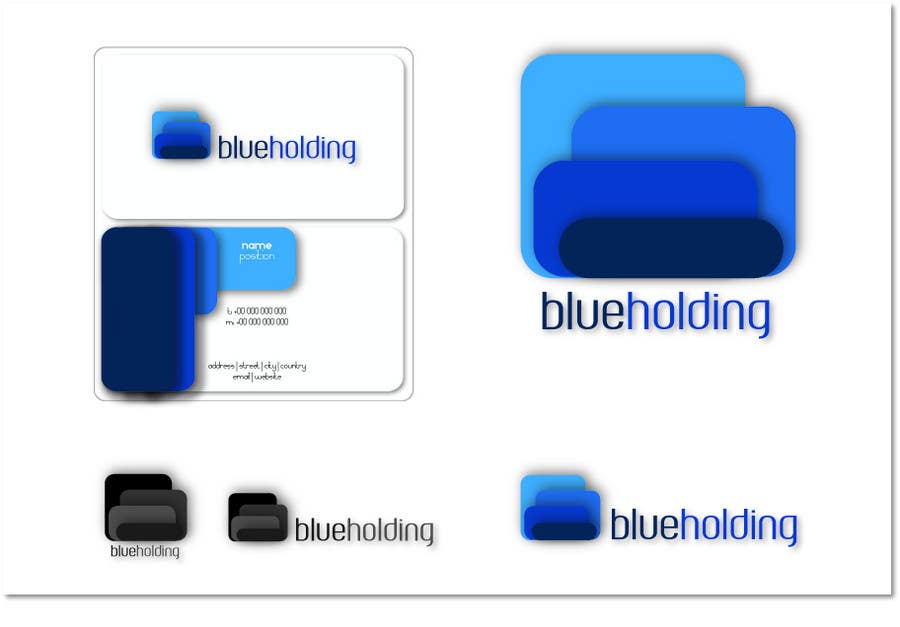 Bài tham dự cuộc thi #199 cho                                                 Logo Design for Blue Holding
                                            