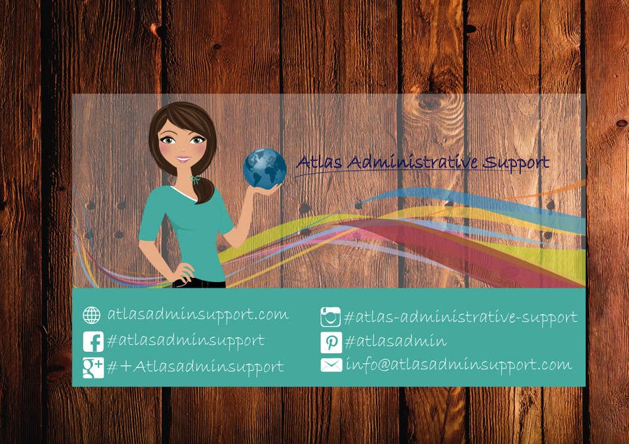 Konkurrenceindlæg #10 for                                                 Design some Business Cards for Atlas Administrative Support
                                            