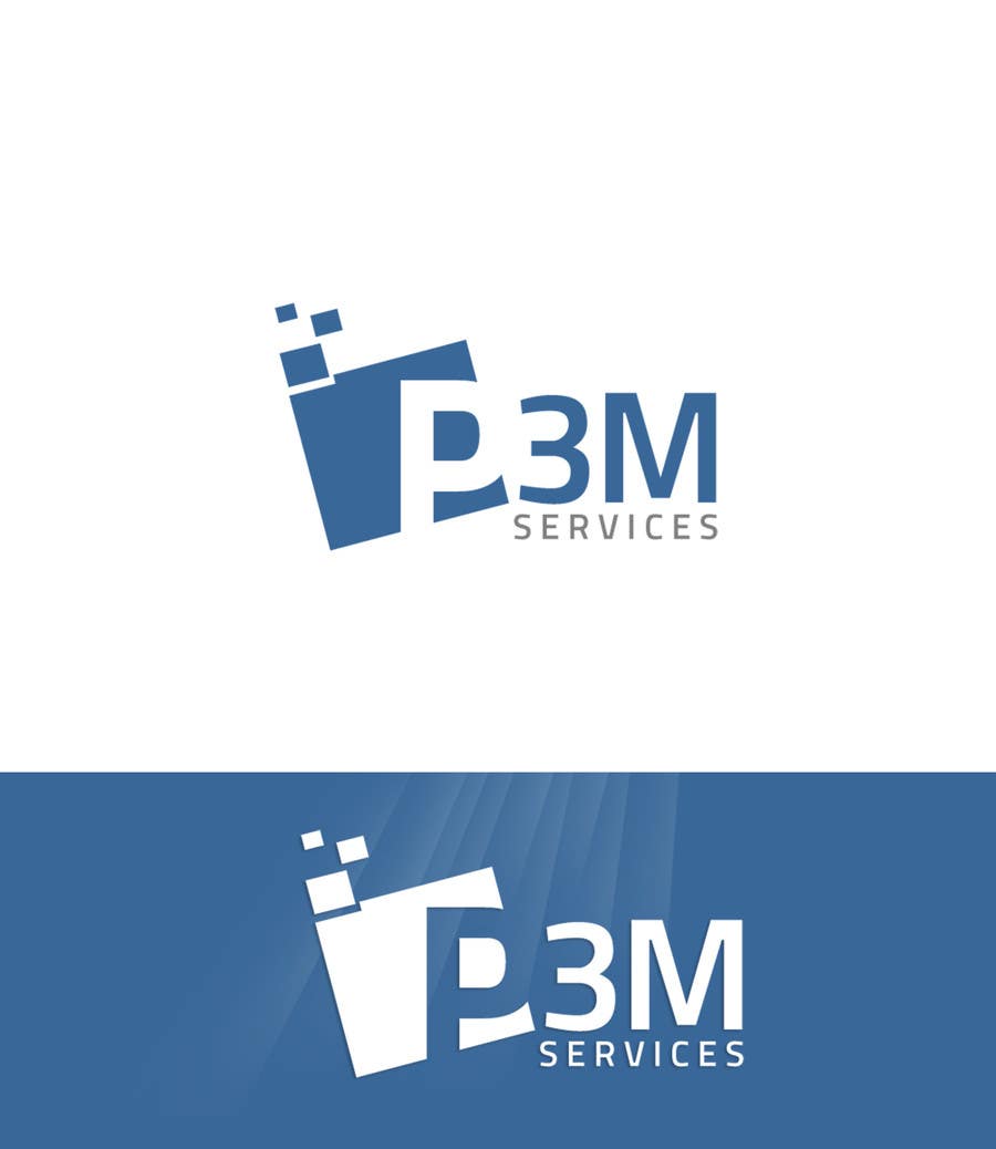 Proposition n°5 du concours                                                 Design a Logo & Name font for P3M Services
                                            