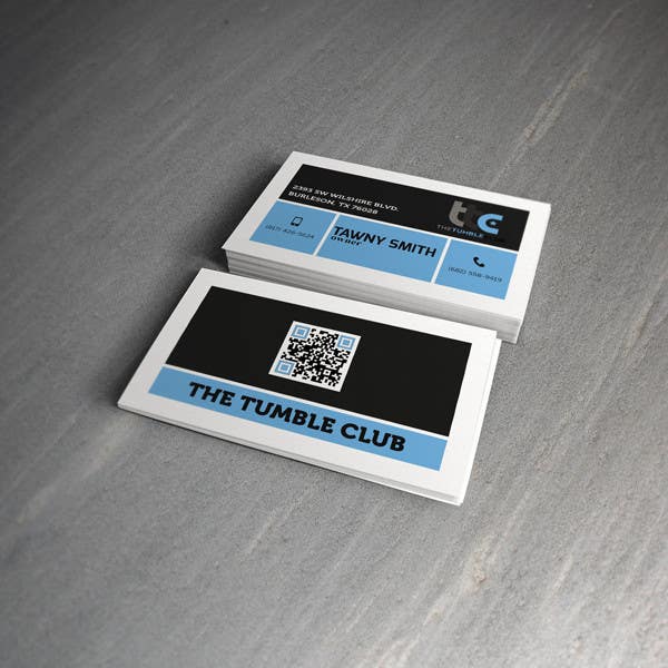 Penyertaan Peraduan #86 untuk                                                 Design some Business Cards for The Tumble Club
                                            