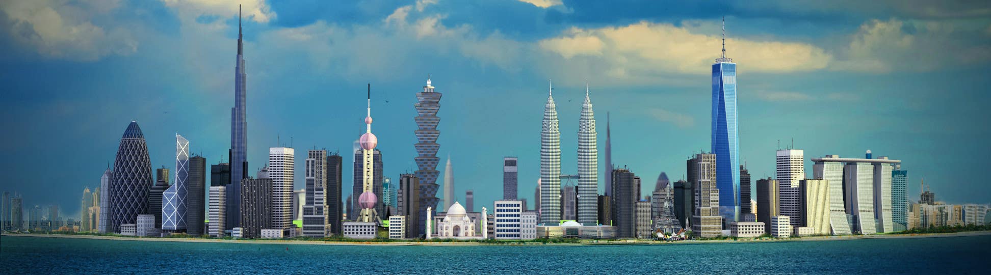 Kilpailutyö #15 kilpailussa                                                 Skyline image of iconic Asia Pacifirc Buildings
                                            