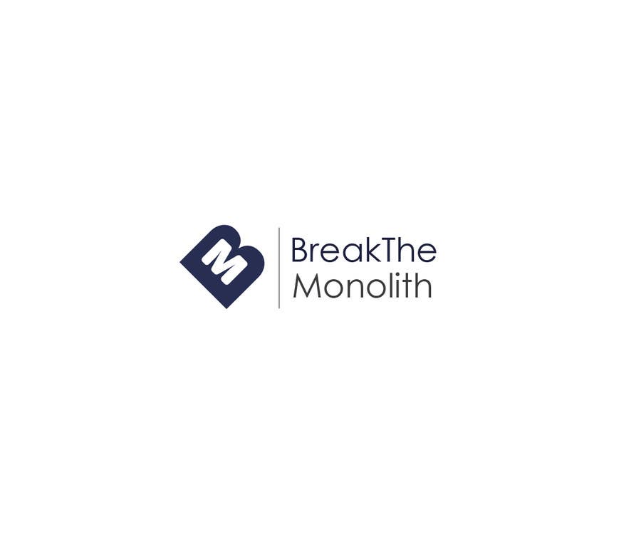 Kilpailutyö #35 kilpailussa                                                 Design a logo for Break The Monolith
                                            