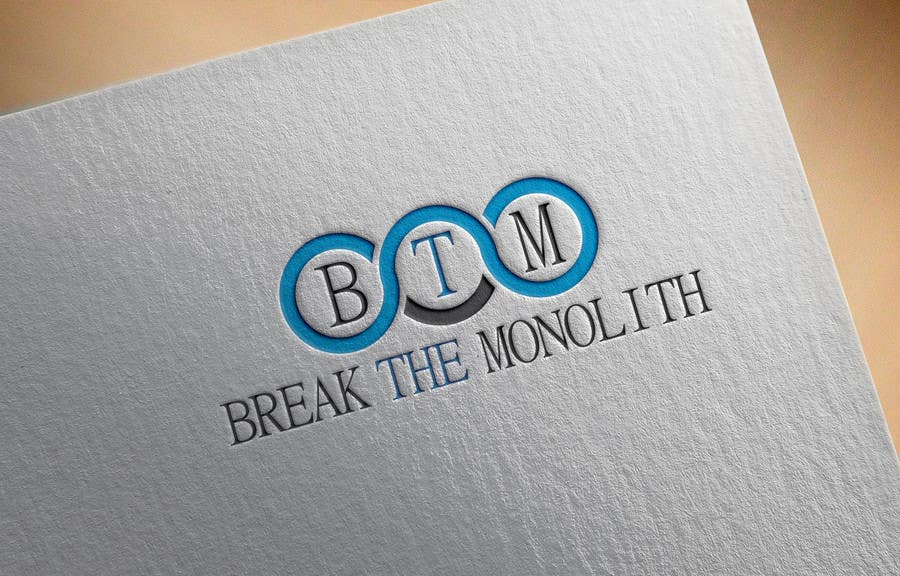 Kilpailutyö #53 kilpailussa                                                 Design a logo for Break The Monolith
                                            