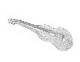 Nro 36 kilpailuun B&amp;W vector sketch drawing of a guitar from photo käyttäjältä burhan102