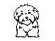 Icône de la proposition n°8 du concours                                                     Logo / Drawing / Illustration of a dog
                                                
