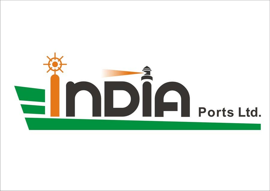 Penyertaan Peraduan #420 untuk                                                 Logo Design for India Ports
                                            