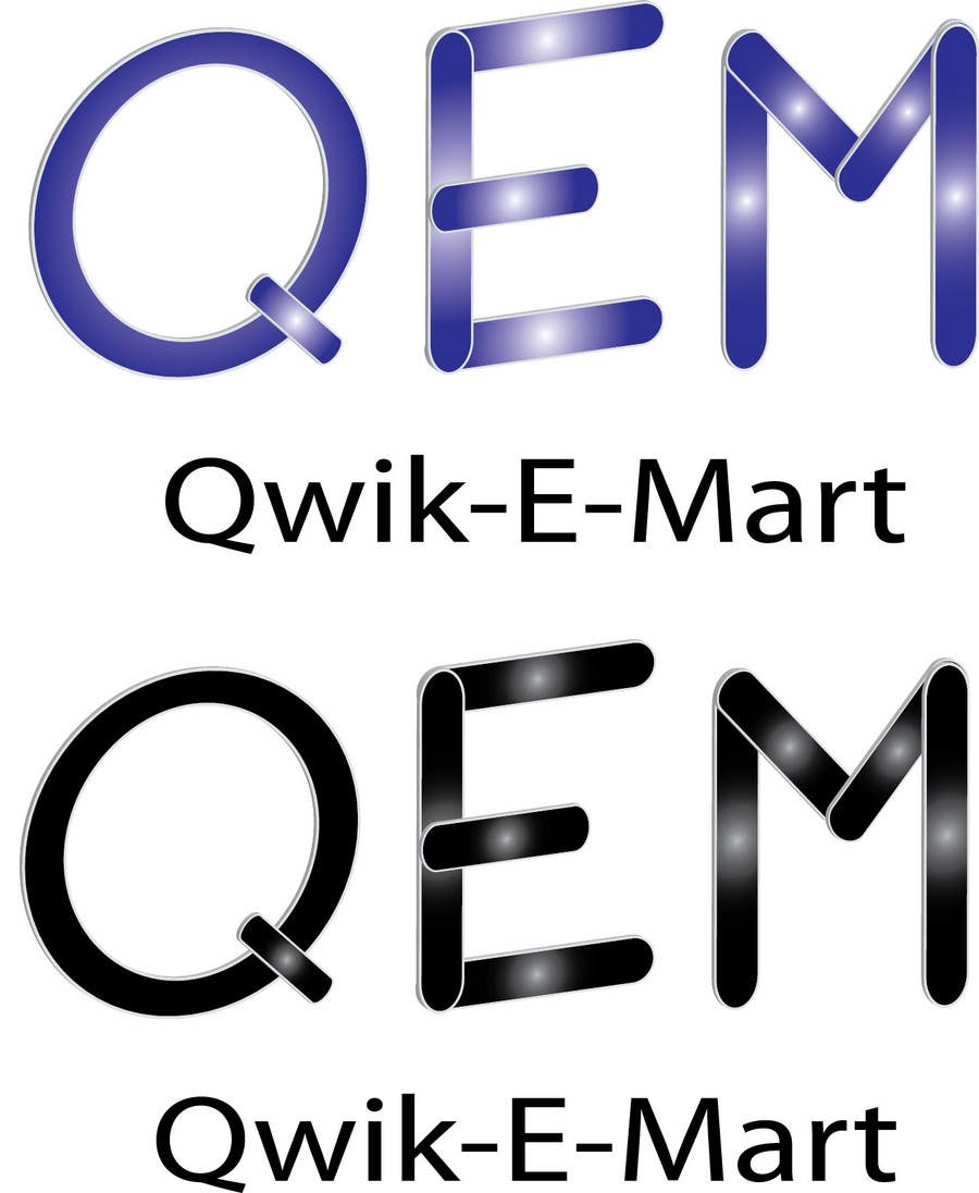 #67. pályamű a(z)                                                  Logo Design for Qwik-E-Mart
                                             versenyre
