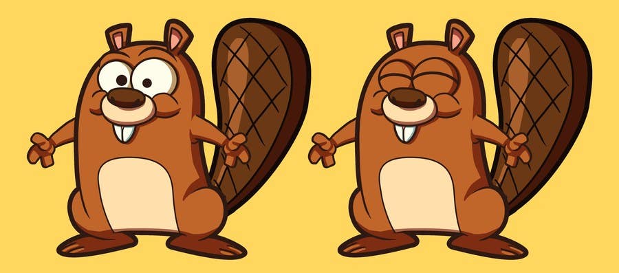 Kilpailutyö #48 kilpailussa                                                 Illustrate a Beaver Game Character
                                            