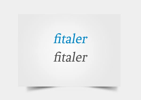 Inscrição nº 75 do Concurso para                                                 Design a Logo for Fitaler.com
                                            
