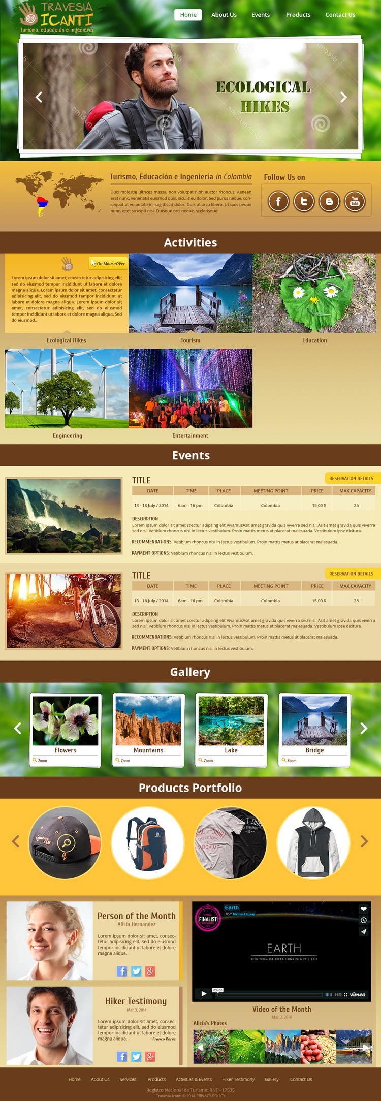 Inscrição nº 12 do Concurso para                                                 Build a Website for an Important Ecotourism Agency
                                            