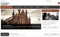 Graphic Design Kilpailutyö #7 kilpailuun Responsive webpage design for an exsiting layout (romain catholic church)