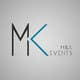 Kilpailutyön #89 pienoiskuva kilpailussa                                                     Logo for "M&K Events"
                                                