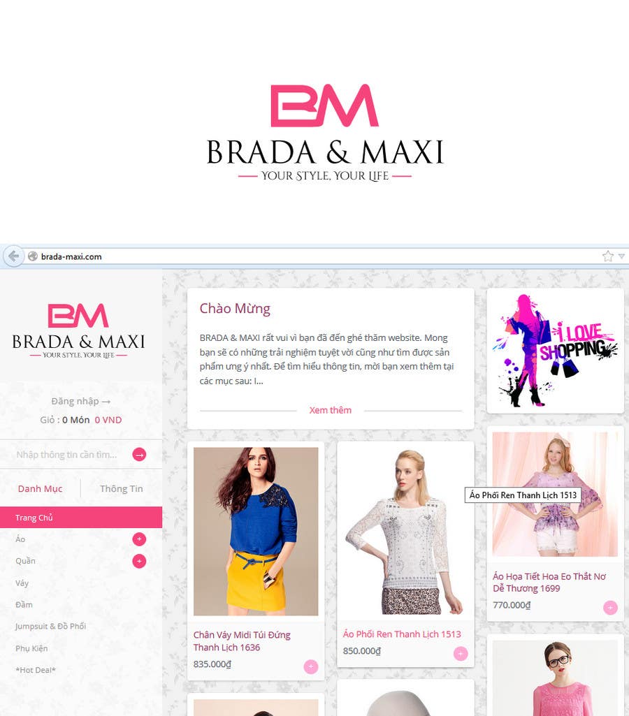 Inscrição nº 380 do Concurso para                                                 Design a Logo for BRADA & MAXI Brand
                                            