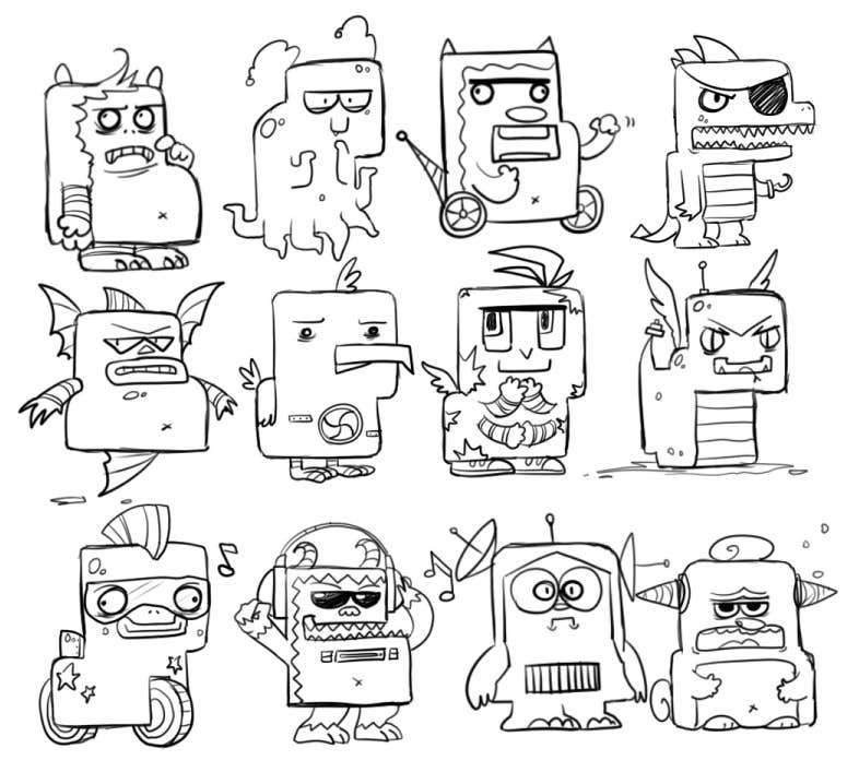 Inscrição nº 11 do Concurso para                                                 Funny Monster Robot Illustrations Wanted
                                            