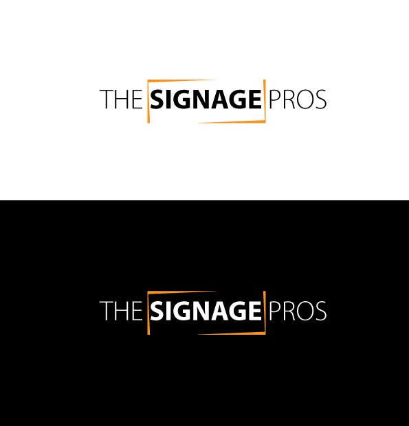 Kilpailutyö #132 kilpailussa                                                 Design a Logo for The Signage Pros
                                            