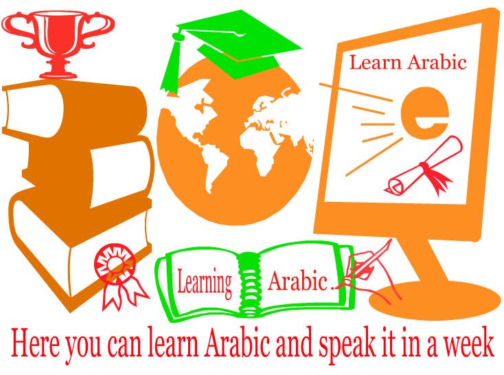 Penyertaan Peraduan #204 untuk                                                 write a creative slogan/tagline for an online website specialising in teaching Arabic to children
                                            