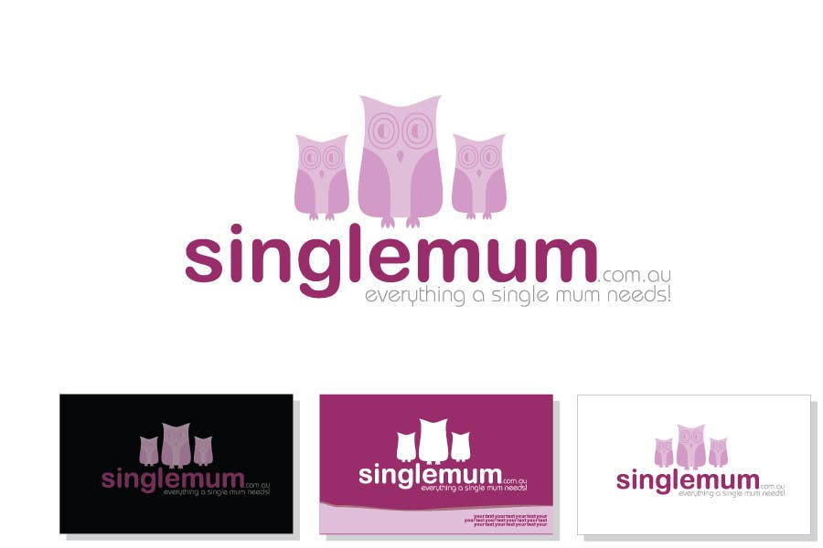 Příspěvek č. 337 do soutěže                                                 Logo Design for SingleMum.com.au
                                            
