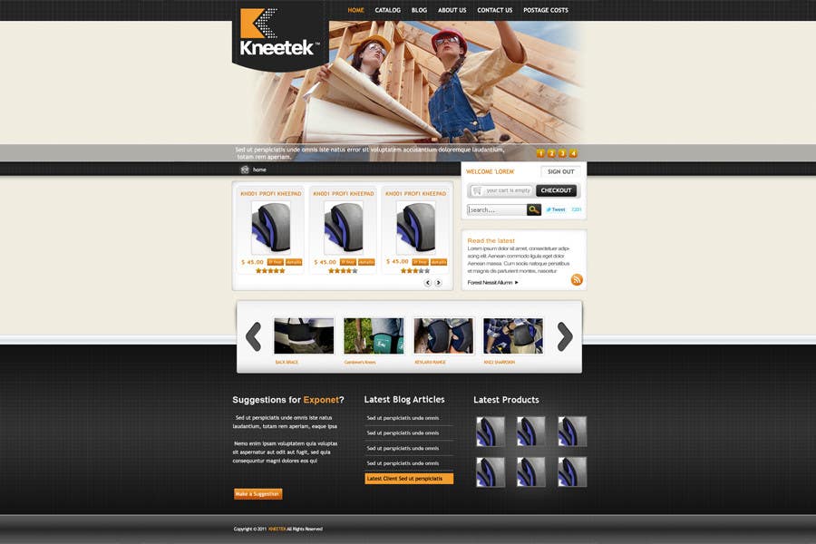 Konkurransebidrag #58 i                                                 Website Design for KNEETEK.NET
                                            