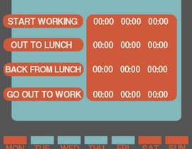 nº 3 pour Develop concept art for &quot;Work shift schedule&quot; Android app par octa26 