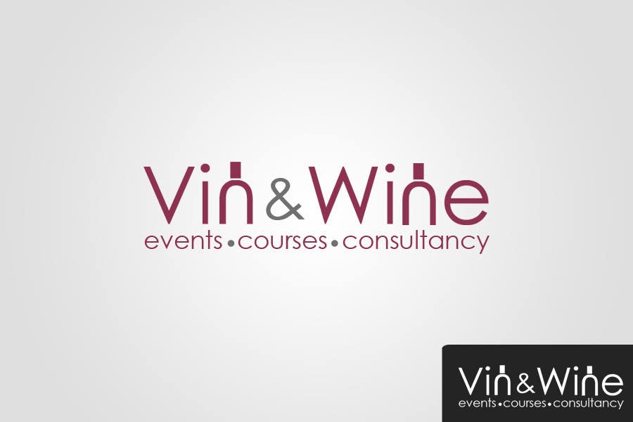 Contest Entry #413 for                                                 Logo Design for Vin & Wine - events, courses & consultancy
                                            